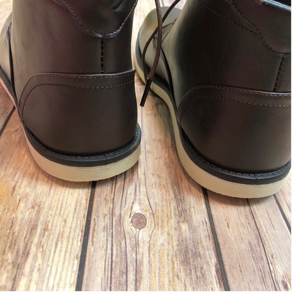 TIM EVANS• DARK BROWN LACE UP BOOTS - Picture 4 of 8